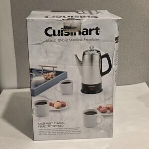 Cuisinart PRC-12N Classic 12-Cup Stainless Steel Percolator